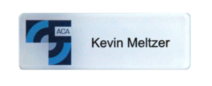 Bright Clear Name Badge